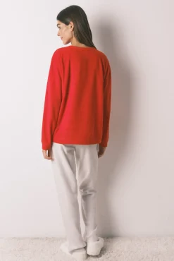 Pijama largo polar suave estampado Harry Potter