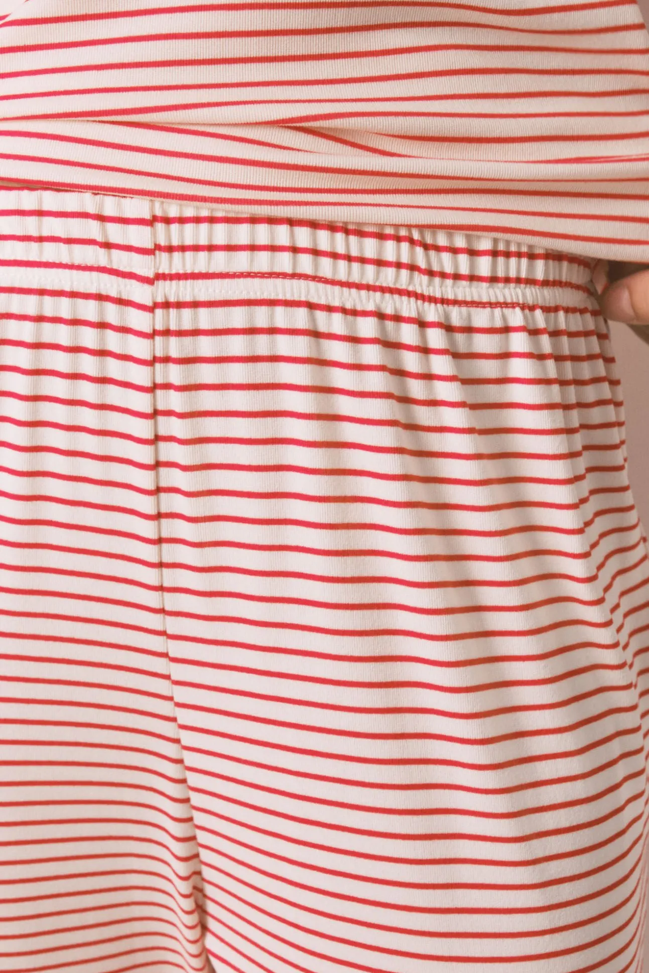 Pijama largo punto extra suave rayas Mafalda