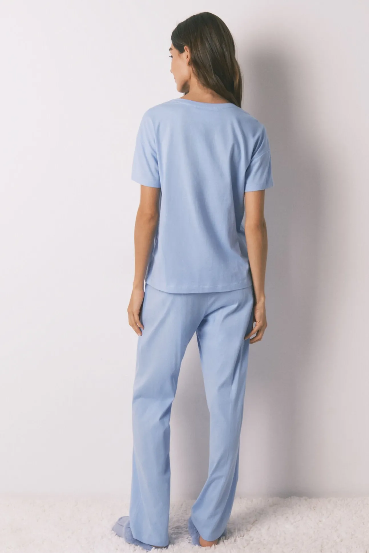 Pijama largo SmileyWorld® manga corta