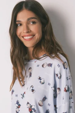 Pijama largo Snoopy super soft