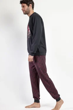 Pijama largo Star Wars 100% algodón para hombre