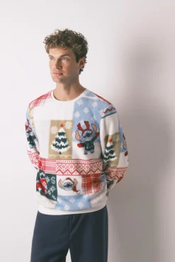 Pijama masculino Stitch tejido polar