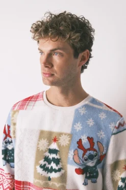 Pijama masculino Stitch tejido polar