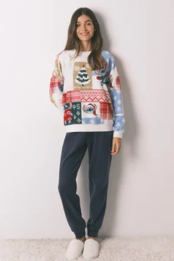 Pijama Stitch tejido polar
