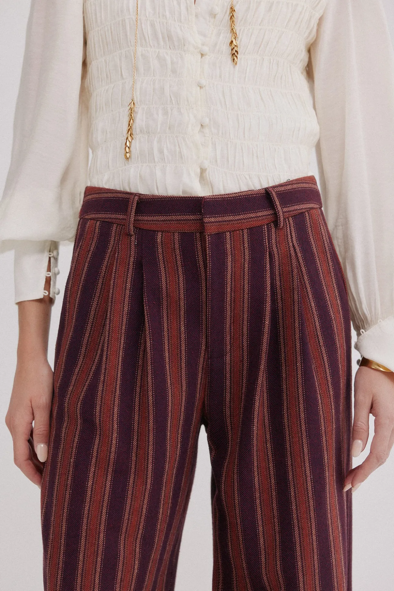 Pippa. Pantalón a rayas