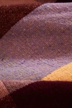 Plaid de algodón con flecos Croma