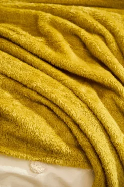 Plaid de pelito suave verde Pooh