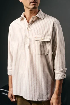 Polera de algodón con lino