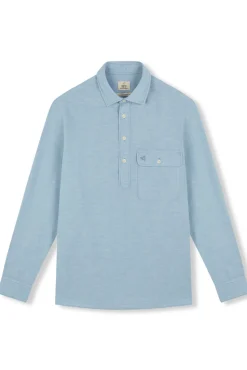 Polera de algodón con lino