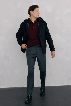 Polo básico manga larga