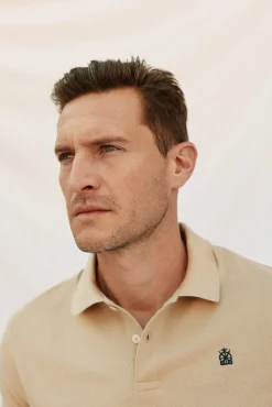 Polo básico manga larga