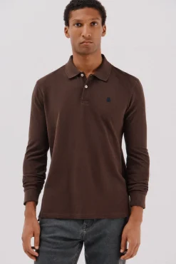 Polo básico manga larga