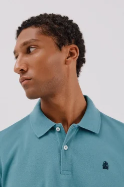 Polo básico manga larga