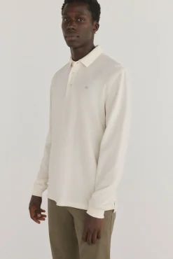 Polo básico manga larga