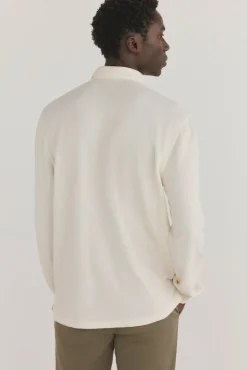 Polo básico manga larga