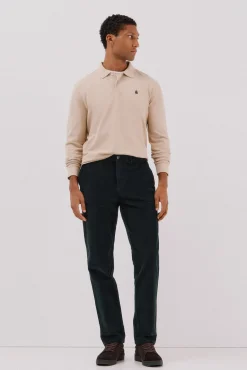 Polo básico manga larga