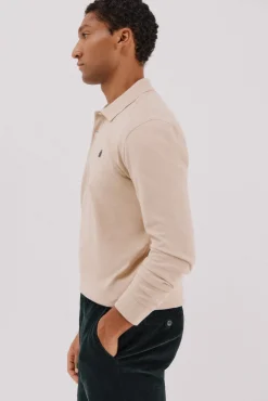 Polo básico manga larga