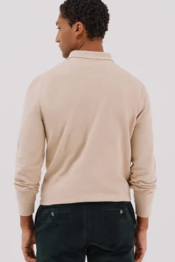 Polo básico manga larga