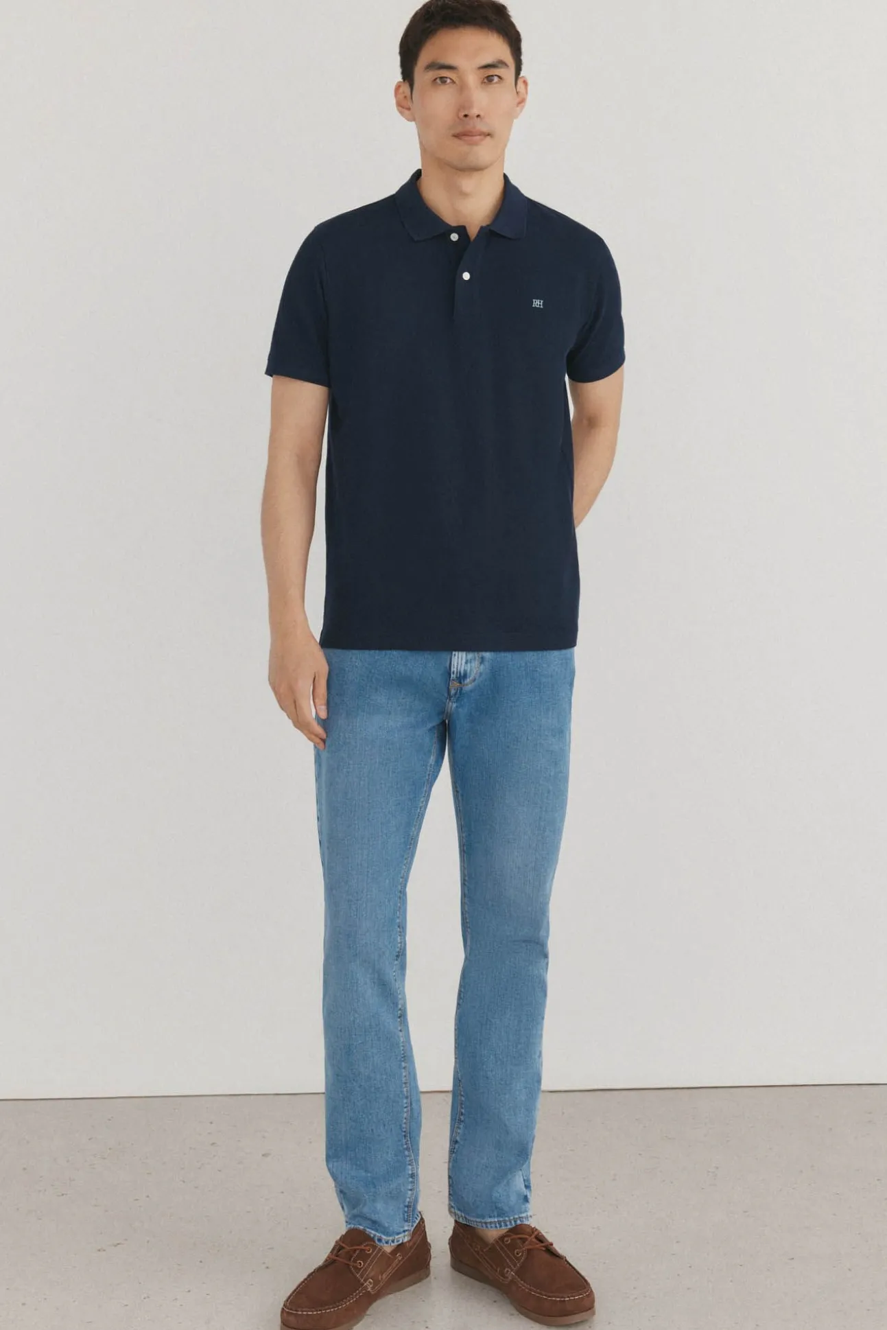 Polo básico piqué regular