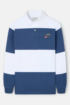 Polo clásico rugby rayas