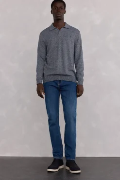 Polo collar torzal liso