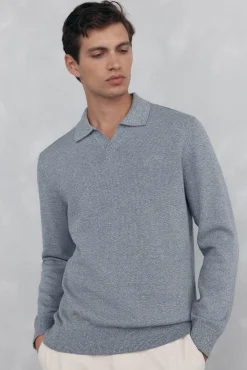 Polo collar torzal liso