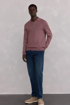 Polo collar torzal liso