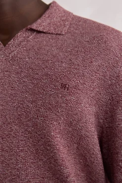 Polo collar torzal liso