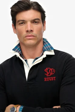 Polo cuello tipo rugby