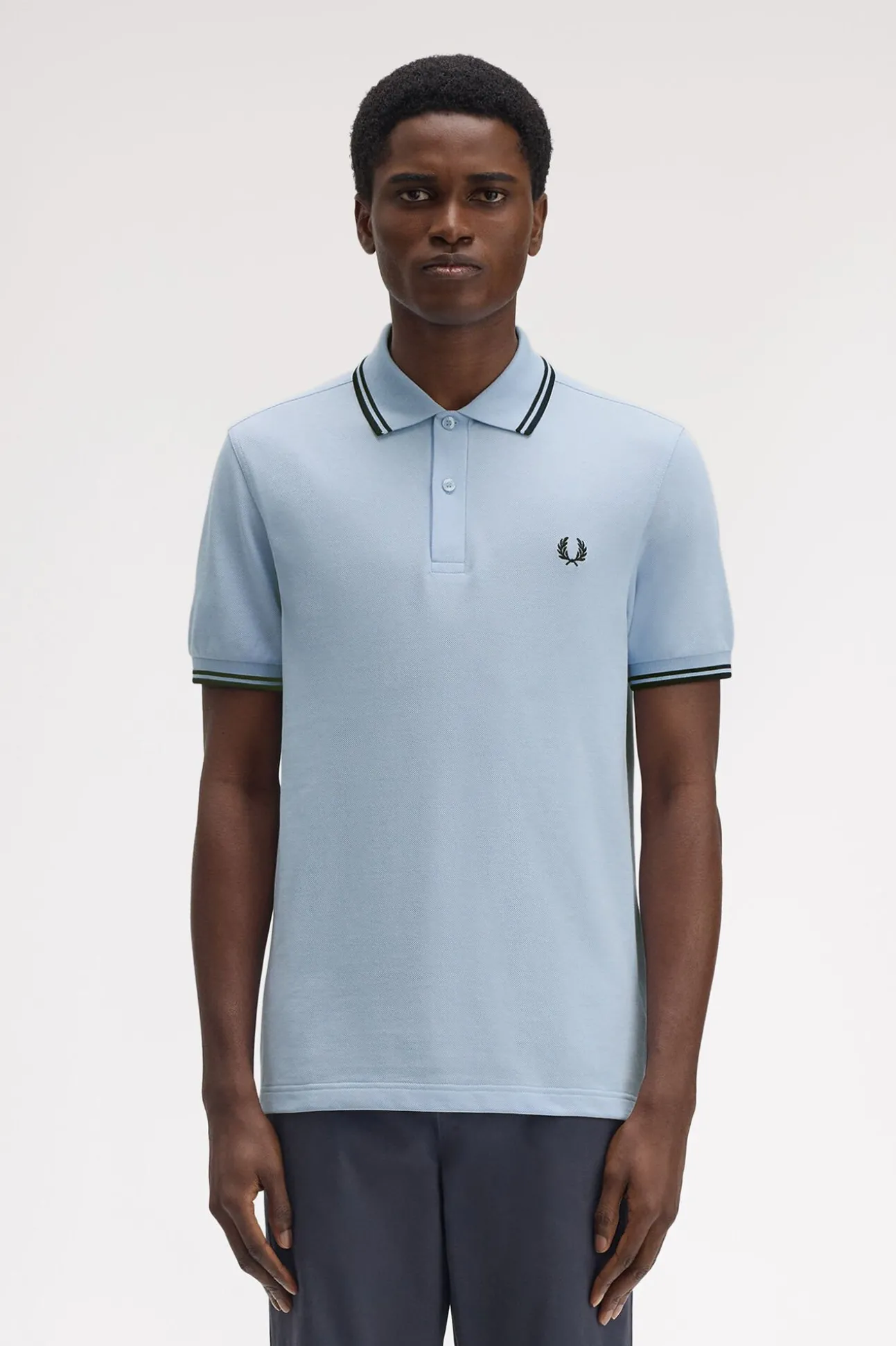 Polo de hombre de piqué de manga corta