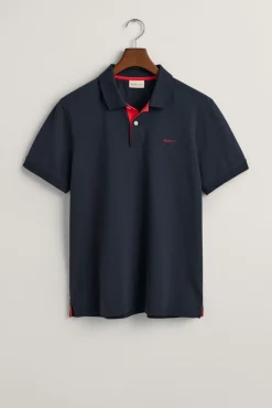 Polo de piqué en contraste