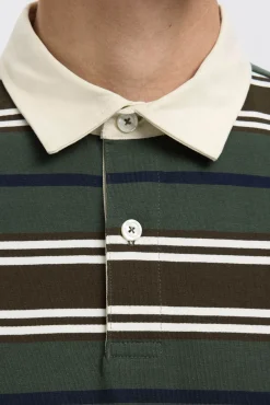 Polo estilo rugby 100% algodón orgánico.