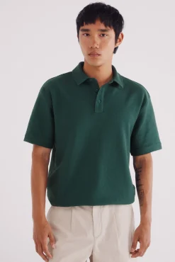 Polo estructura twill regular fit
