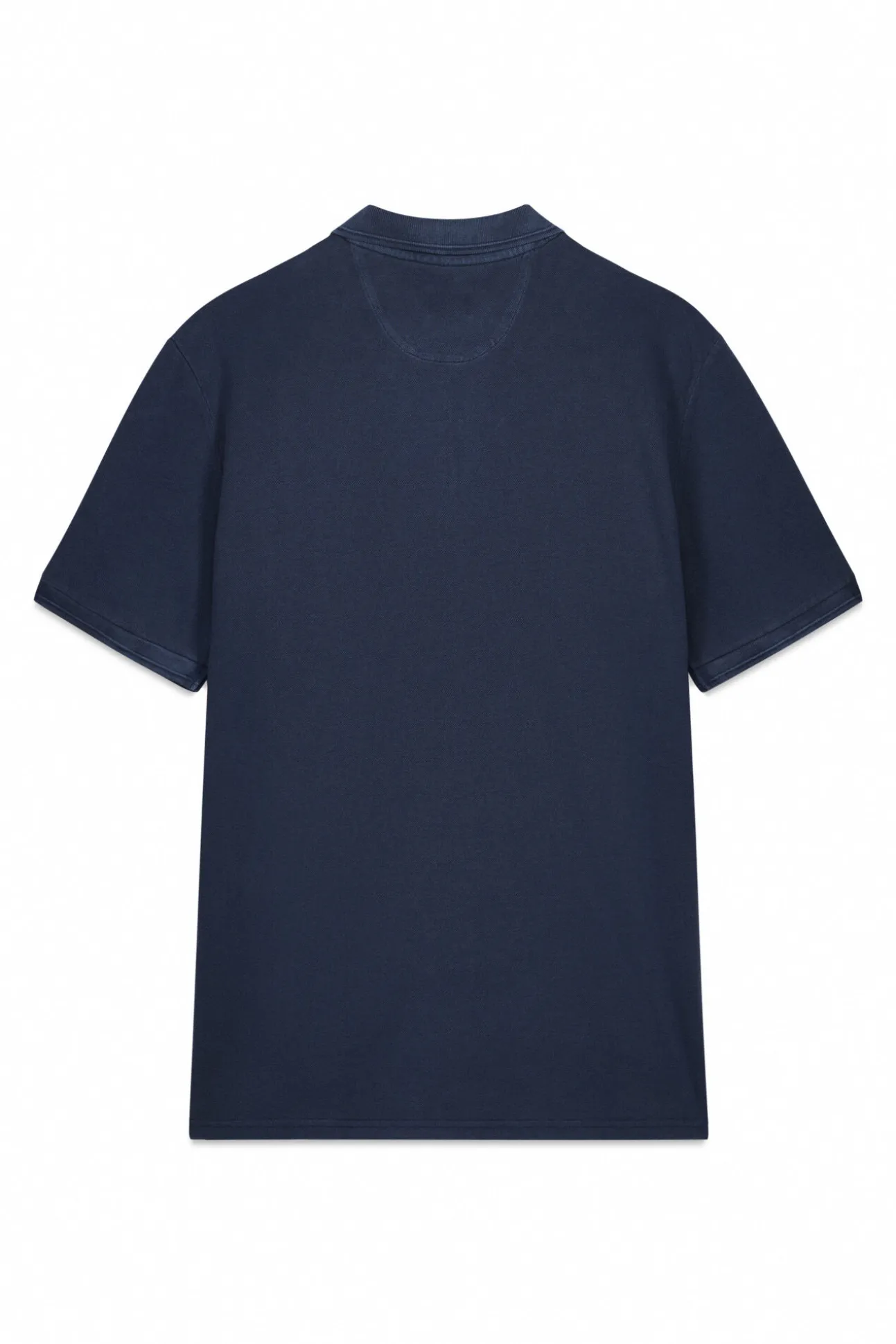 Polo piqué lavado bordado avión