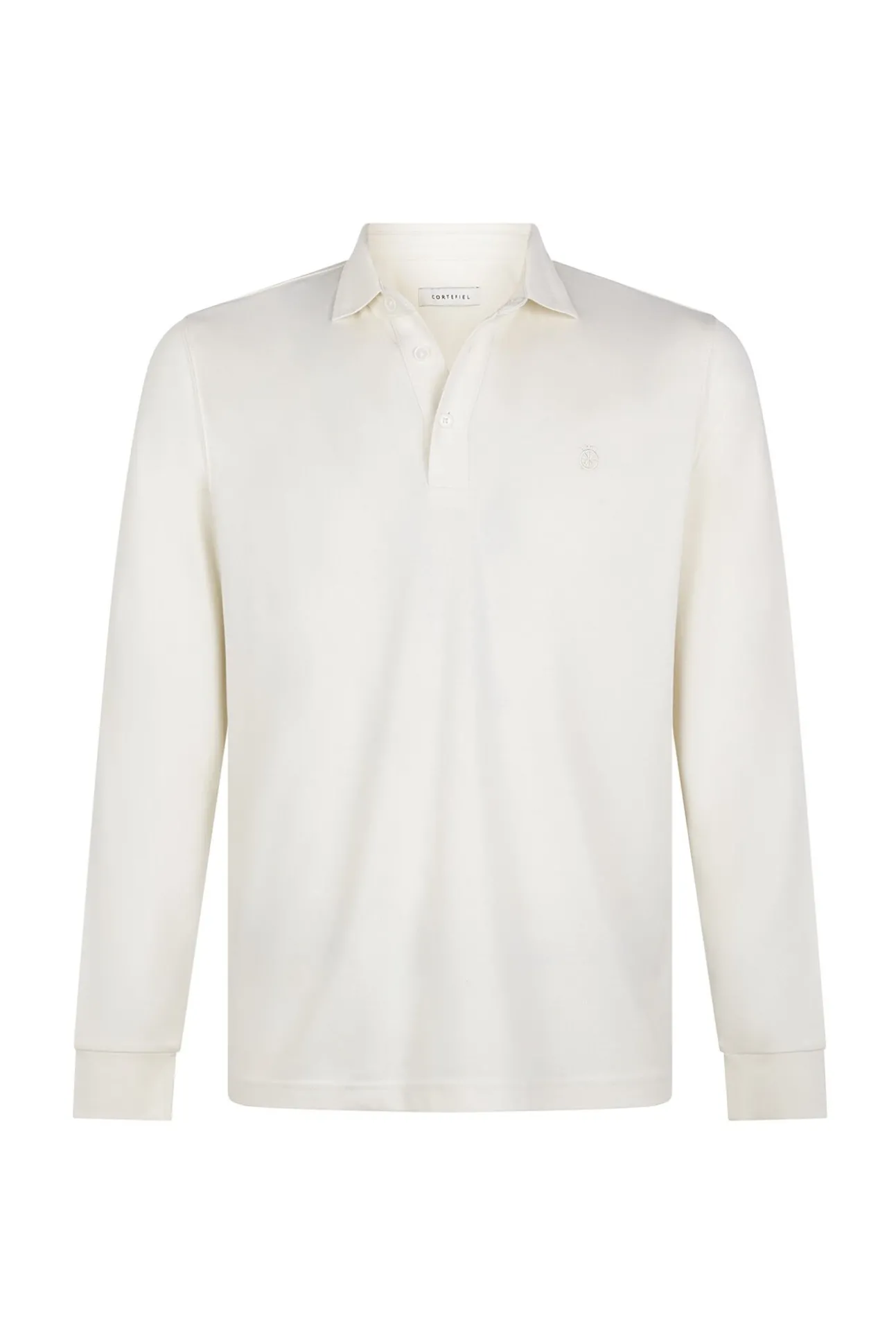 Polo refinado manga larga