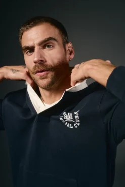 Polo rugby manga larga