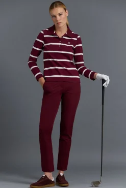 Polo técnico rayas golf