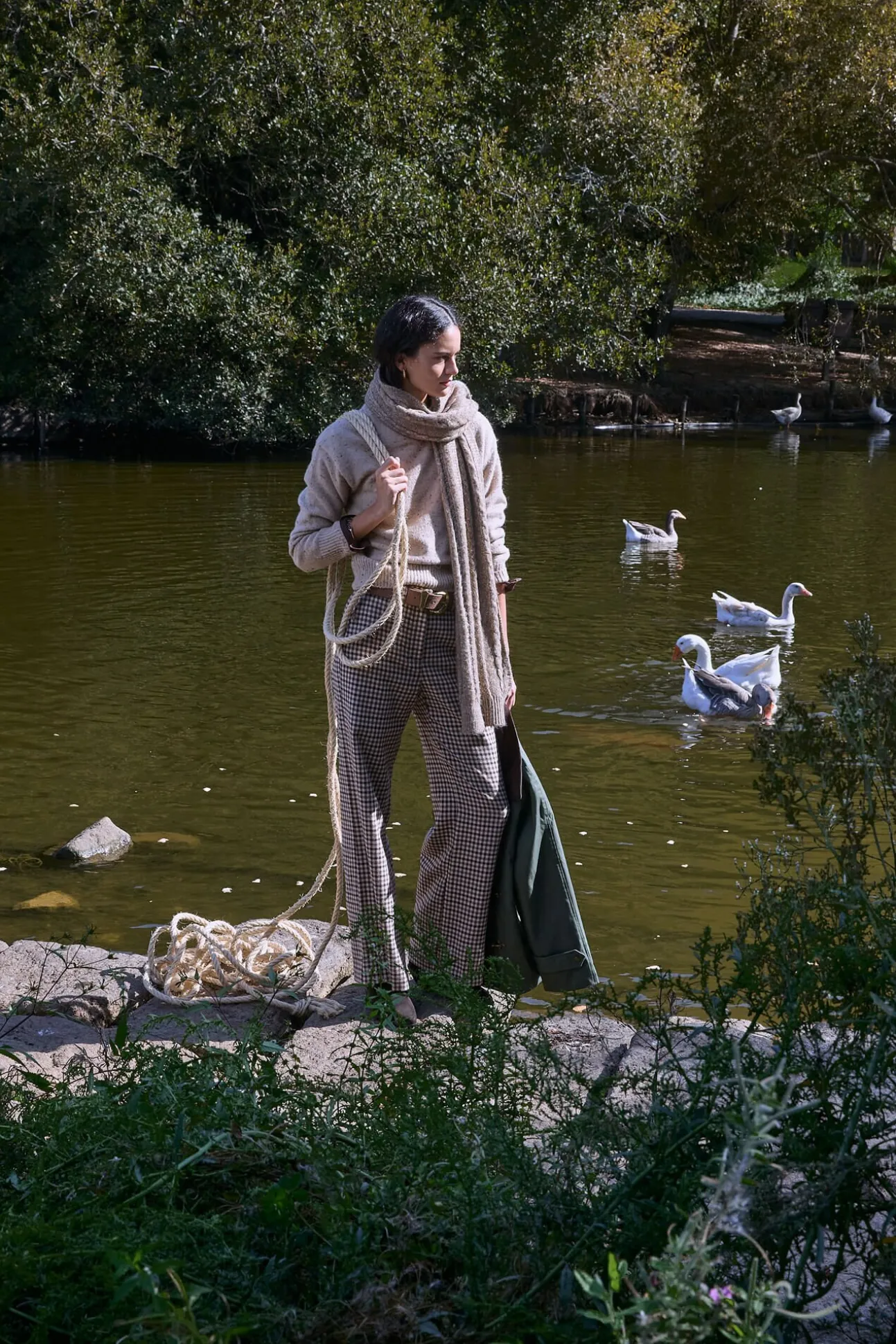 Prado. Pantalón a cuadros