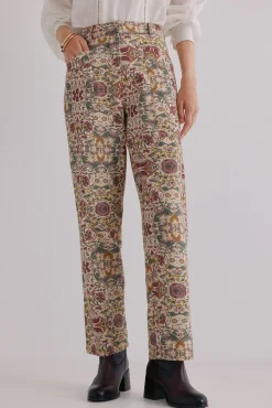 Priscille. Pantalones estampados