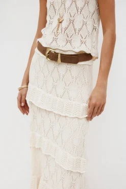 Raquel. Falda midi tricot
