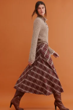 Renée. Falda a cuadros