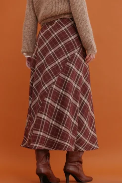Renée. Falda a cuadros