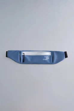 Riñonera azul metalizado