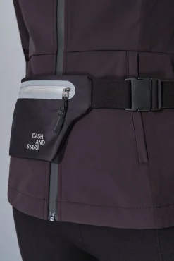 Riñonera negra extra plana