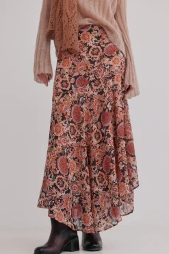 Rosana. Falda estampada