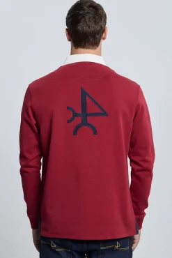 Rugby 3 escudos burdeos