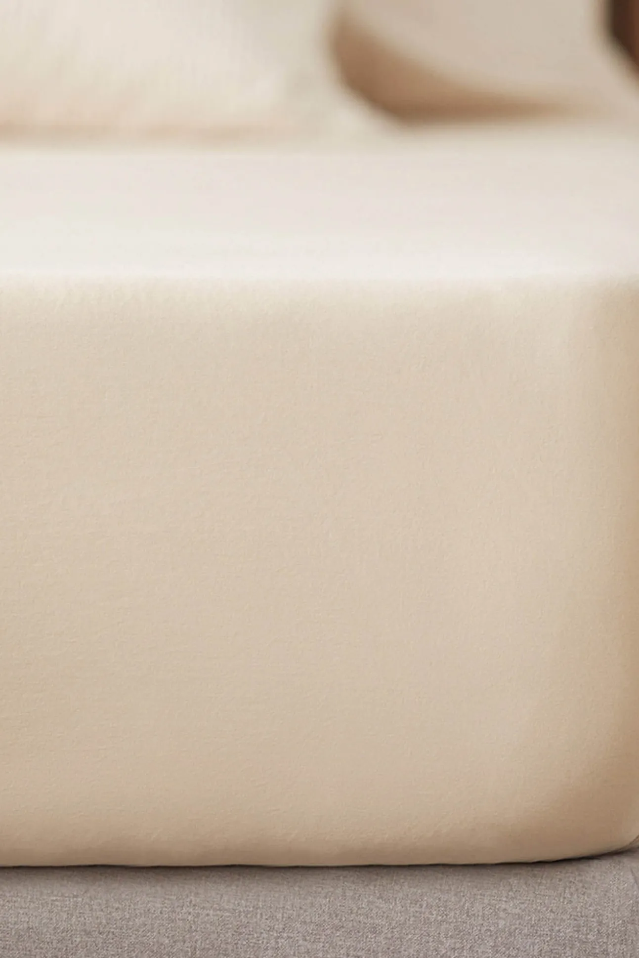 Sábana bajera sahara mate de algodón lavado