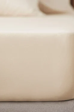 Sábana bajera sahara mate de algodón lavado