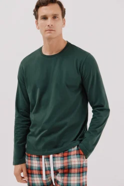 Set de pijama punto y tela