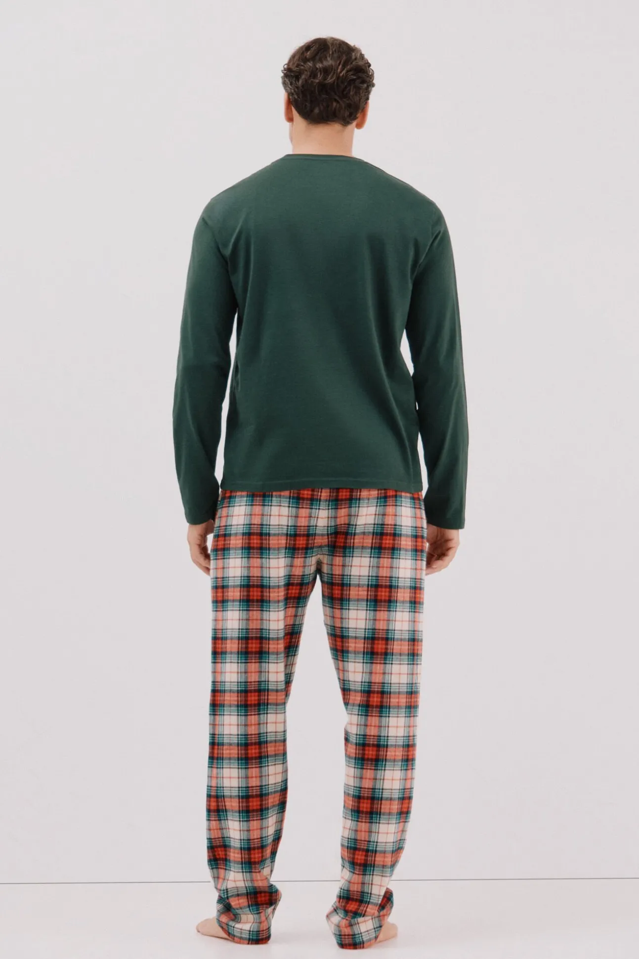 Set de pijama punto y tela